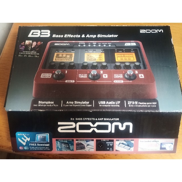 ZOOM B3 ベース用マルチエフェクター 1