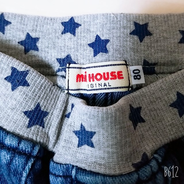 mikihouse(ミキハウス)のミキハウスデニム キッズ/ベビー/マタニティのベビー服(~85cm)(パンツ)の商品写真