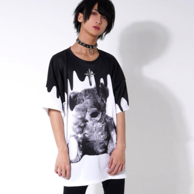 MILKBOY(ミルクボーイ)のTRAVAS TOKYO ドロリ ベア　Tシャツ くま　新品未開封　ホワイト メンズのトップス(Tシャツ/カットソー(半袖/袖なし))の商品写真