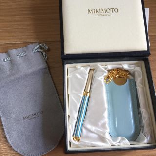 ミキモトコスメティックス(MIKIMOTO COSMETICS)の【新品】ミキモト　リップブラシ　ミラー付き　セット(ブラシ・チップ)