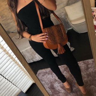 SEXY♡リブニット♡ベアオールインワン♡Black