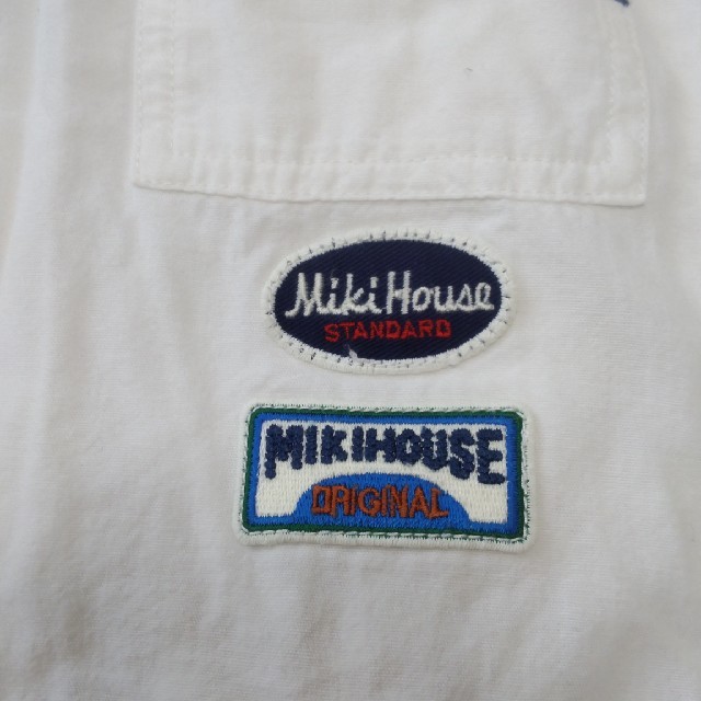 mikihouse(ミキハウス)のミキハウス マリンシャツ 長袖 100～110位 キッズ/ベビー/マタニティのキッズ服男の子用(90cm~)(ブラウス)の商品写真