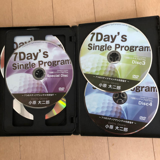 ゴルフレッスンDVD 小原大二郎「7Day’s Single Program」 3