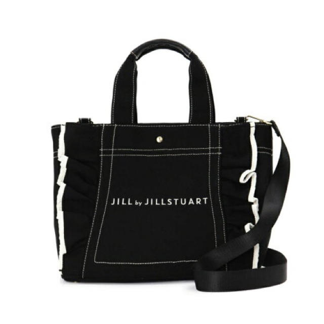 JILL by JILLSTUART フリルトートバッグ(大) ブラック