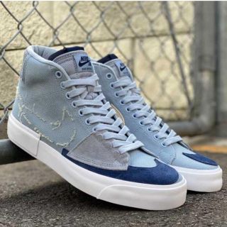 ナイキ(NIKE)のNIKE SB Blazer mid edge blue gray 27.5cm(スニーカー)