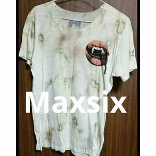 マックスシックス(max six)のmaxsix rip T(Tシャツ/カットソー(半袖/袖なし))
