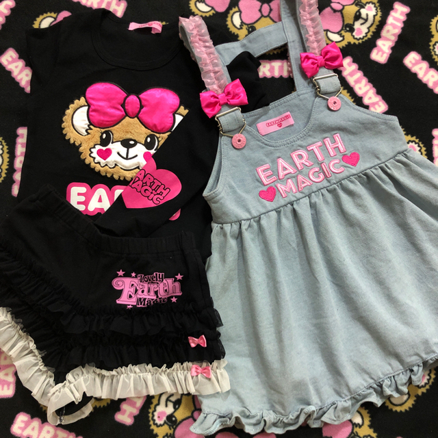 EARTHMAGIC(アースマジック)の🍑130おまとめ🍑専用🙇‍♀️💕 キッズ/ベビー/マタニティのキッズ服女の子用(90cm~)(Tシャツ/カットソー)の商品写真