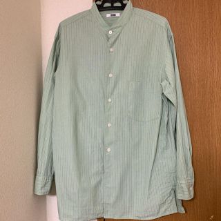 ユニクロ(UNIQLO)のUNIQLO U 19ss スタンドカラーシャツ(シャツ)