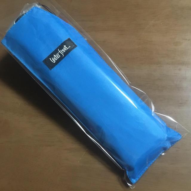 ウォーターフロント ポケフラット 折りたたみ傘 薄型 軽量 スカイブルー メンズのファッション小物(傘)の商品写真