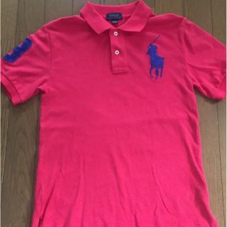 ポロラルフローレン(POLO RALPH LAUREN)のラルフローレン☆ビッグポニーMサイズ相当コーラル(ポロシャツ)