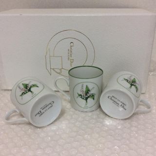 Christian Dior - 5客セット デミタスカップ&ソーサー クリスチャン