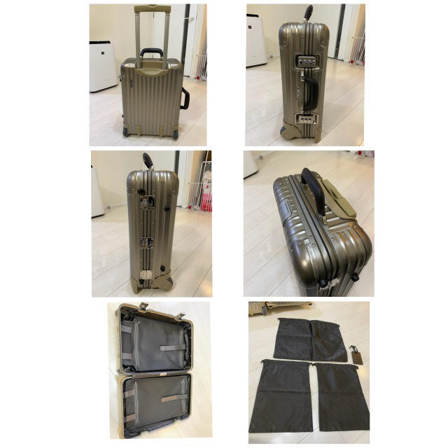 RIMOWA(リモワ)の希少！リモワトパーズ チタニウムプレミアム32L２輪 メンズのバッグ(トラベルバッグ/スーツケース)の商品写真
