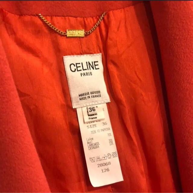 celine(セリーヌ)の【ship様専用】CELINE ウールコート レディースのジャケット/アウター(ロングコート)の商品写真