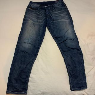 ディーゼル(DIESEL)のdiesel デニム ジョグジーンズ サイズ32 L相当 インディゴ ダメージ(デニム/ジーンズ)