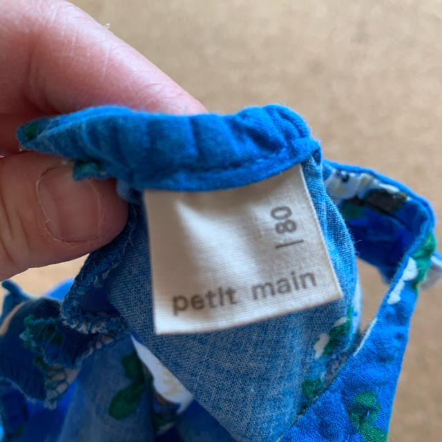 petit main(プティマイン)のプティマイン　80 ワンピース  キッズ/ベビー/マタニティのベビー服(~85cm)(ワンピース)の商品写真
