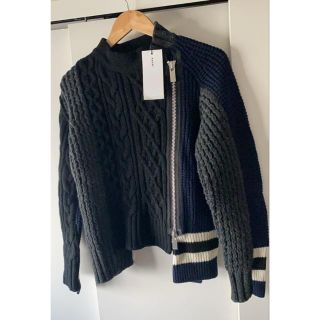 サカイ(sacai)のsacai 18aw ニットライダース(ニット/セーター)