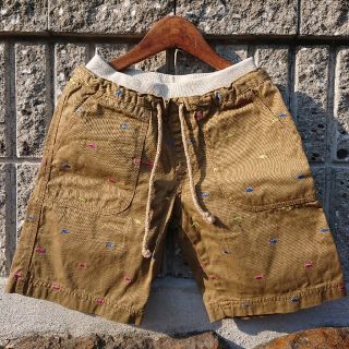 ラゲッドワークス(RUGGEDWORKS)の【新品タグ付き】RUGGEDWORKS 140 お魚刺繍短パン(パンツ/スパッツ)