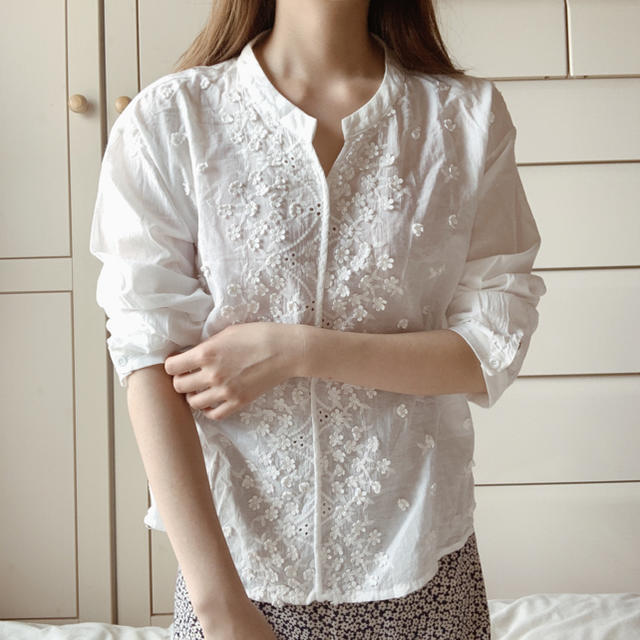 SLOBE IENA(スローブイエナ)のvintage blouse ④ レディースのトップス(シャツ/ブラウス(長袖/七分))の商品写真