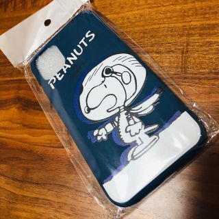 スヌーピー(SNOOPY)のiPhone11 ケース☆スヌーピー/シリコン/ネイビー/iPhoneカバー(iPhoneケース)