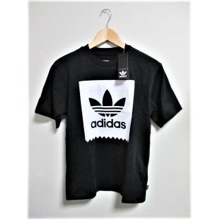 アディダス(adidas)の☆adidas アディダス ビッグロゴ Tシャツ/メンズ/S/黒☆新品☆希少(Tシャツ/カットソー(半袖/袖なし))