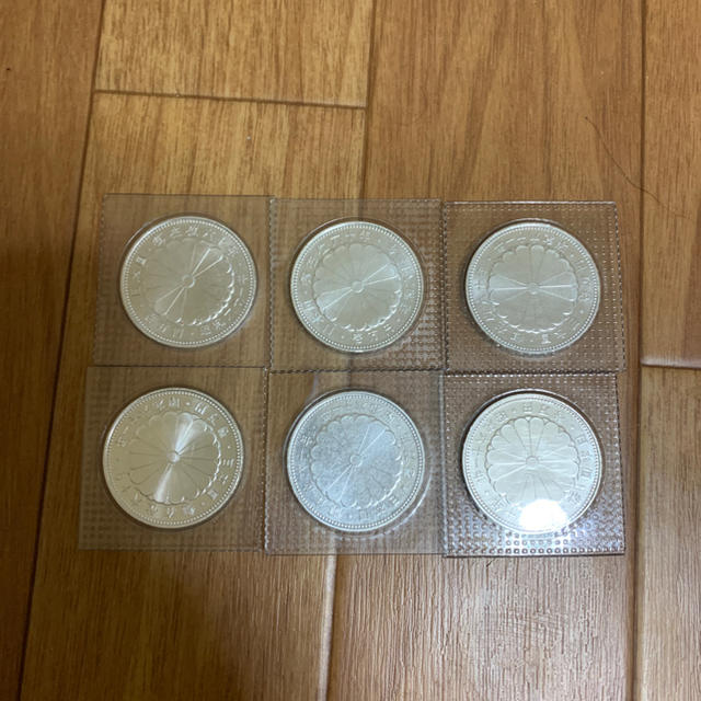 １万円銀貨　6枚