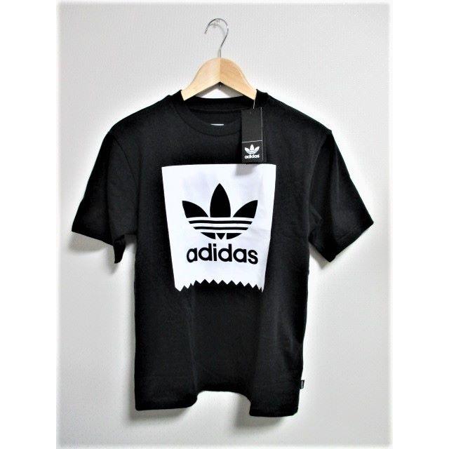 adidas(アディダス)の☆adidas アディダス ビッグロゴ Tシャツ/メンズ/XS/黒☆新品☆希少 メンズのトップス(Tシャツ/カットソー(半袖/袖なし))の商品写真