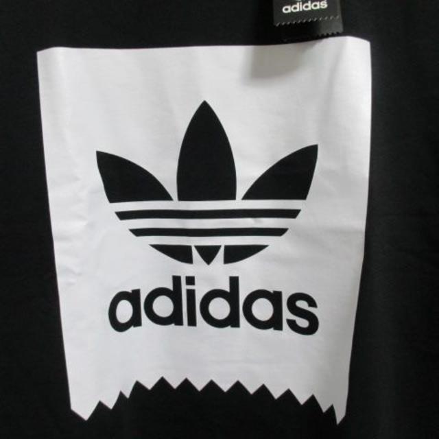 adidas(アディダス)の☆adidas アディダス ビッグロゴ Tシャツ/メンズ/XS/黒☆新品☆希少 メンズのトップス(Tシャツ/カットソー(半袖/袖なし))の商品写真