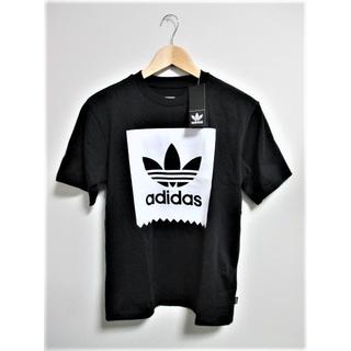 アディダス(adidas)の☆adidas アディダス ビッグロゴ Tシャツ/メンズ/XS/黒☆新品☆希少(Tシャツ/カットソー(半袖/袖なし))