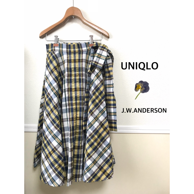 J.W.ANDERSON(ジェイダブリューアンダーソン)のロングスカート  J.W.ANDERSON×UNIQLO 58cm  レディースのスカート(ロングスカート)の商品写真