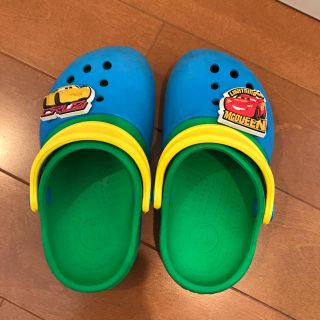 クロックス(crocs)のクロックス  カーズ　ジビッツ付き(サンダル)