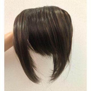 サイド有つむじ有 前髪　ウイッグエクステ●耐熱部分付け毛(前髪ウィッグ)