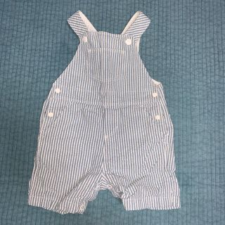 プチバトー(PETIT BATEAU)のプチバトー★6ヶ月★67センチ★ほぼ未使用★オーバーオール(パンツ)