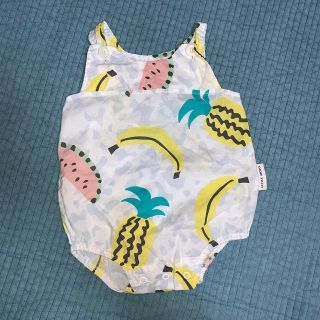 プチバトー(PETIT BATEAU)のリトルモジョ★オーバーオール★かぼちゃパンツ★スイカ★バナナ★パイナップル(パンツ)