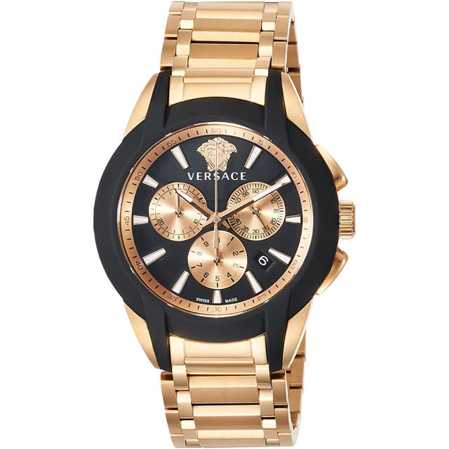【予約中！】 - Versace Gianni VERSACE 箱付 ゴールド メンズ 新品 本物 正規品 腕時計 ヴェルサーチ 腕時計(アナログ)