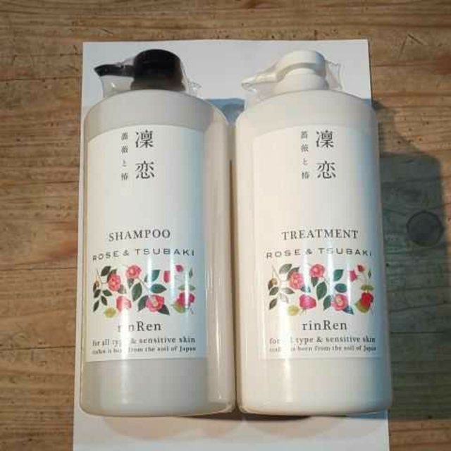 ✨凛恋 1000ml ローズ&ツバキ シャンプー +トリートメントセット コスメ/美容のヘアケア/スタイリング(シャンプー/コンディショナーセット)の商品写真