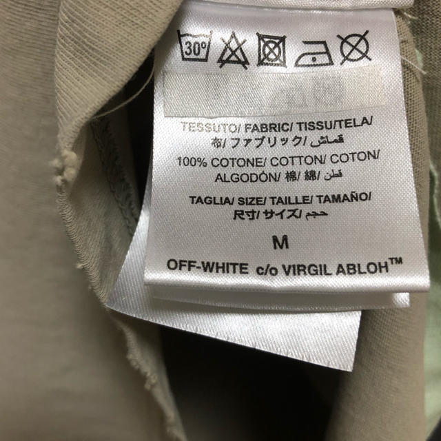 OFF-WHITE - off-white T-shirt teeの通販 by b｜オフホワイトならラクマ 人気正規品