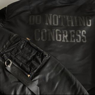 アルファインダストリーズ(ALPHA INDUSTRIES)のDO NOTHING CONGRESS MA-1  Mサイズ(ブルゾン)