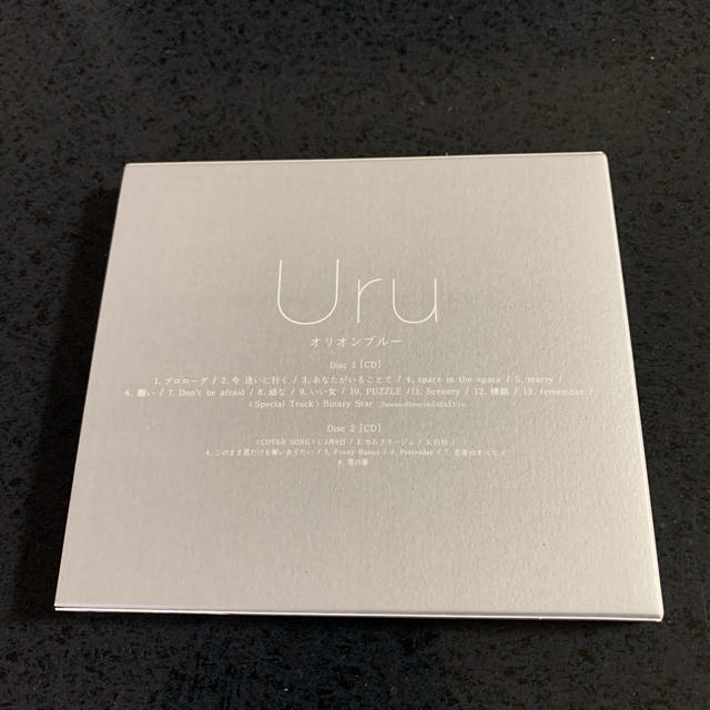 Uru    オリオンブルー 初回生産限定盤　カバー盤　2枚組 エンタメ/ホビーのDVD/ブルーレイ(ミュージック)の商品写真