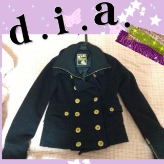 ダイア(d.i.a)のd.i.a.♡2wayコート(ピーコート)