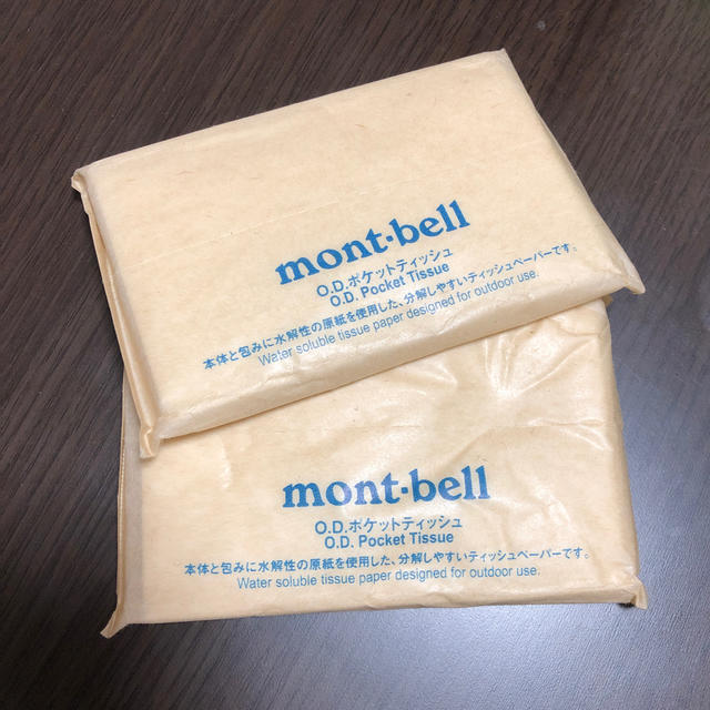 mont bell(モンベル)のO.D. ポケットティッシュ 2個セット ハンドメイドのファッション小物(その他)の商品写真