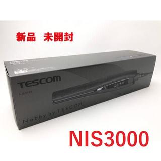 テスコム(TESCOM)のNobby by TESCOM ヘアーアイロン NIS3000(K) 　ブラック(ヘアアイロン)
