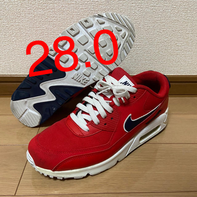 NIKE(ナイキ)の【28】AIR MAX 90 ESSENTIAL university red メンズの靴/シューズ(スニーカー)の商品写真