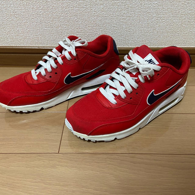 NIKE(ナイキ)の【28】AIR MAX 90 ESSENTIAL university red メンズの靴/シューズ(スニーカー)の商品写真