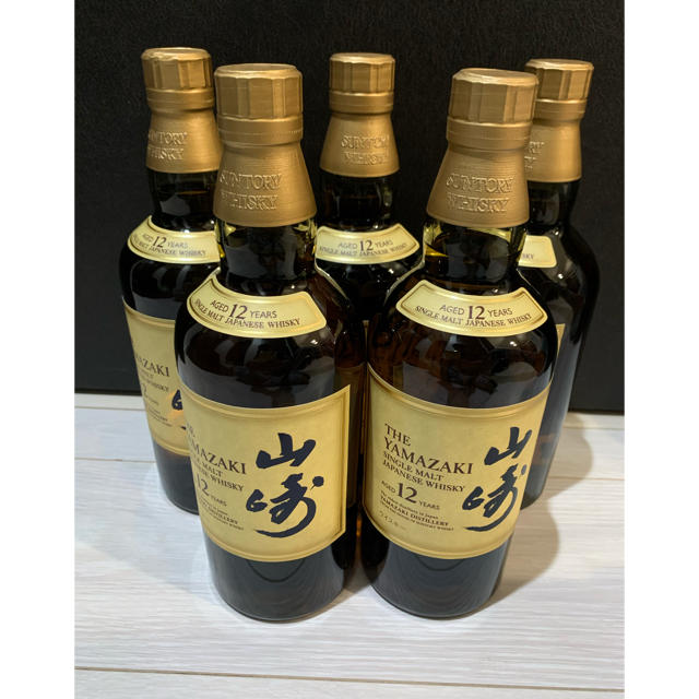 サントリー(サントリー)の山崎12年　700ml  ☆5本セット☆ 食品/飲料/酒の酒(ウイスキー)の商品写真