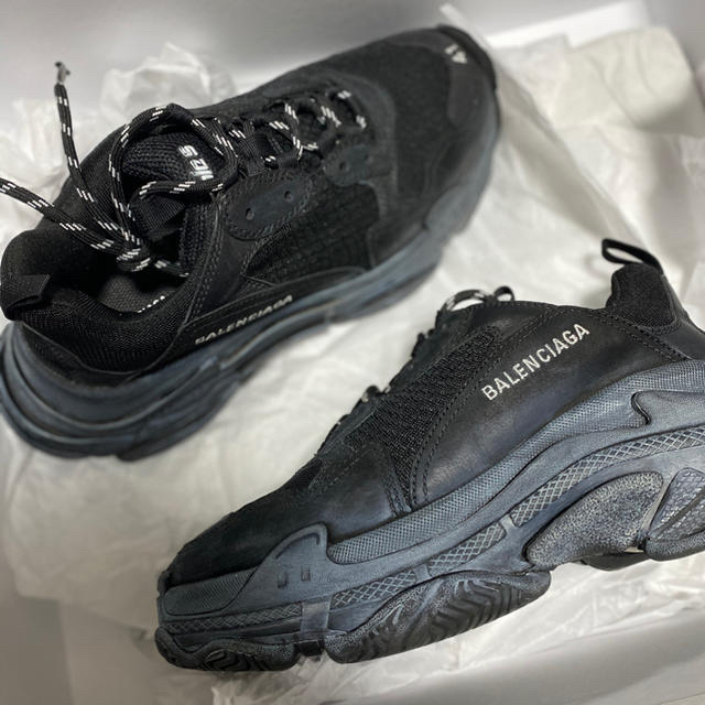 BALENCIAGA Triple S トリプルS スニーカー ブラック 黒