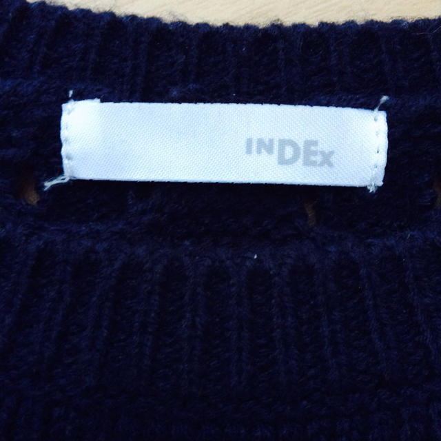 INDEX(インデックス)のindex☆綺麗目ワッフル編みニット☆ レディースのトップス(ニット/セーター)の商品写真