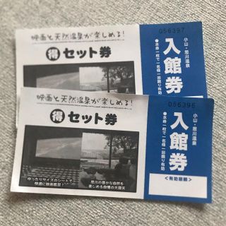 思川温泉 無料入館券2人分  有効期限4月末【栃木県小山市】(その他)