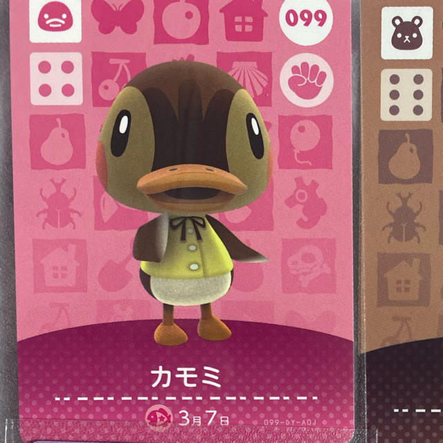 Nintendo Switch(ニンテンドースイッチ)のアミーボ　どうぶつの森　カモミ エンタメ/ホビーのアニメグッズ(カード)の商品写真