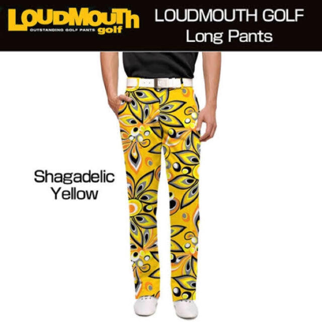 Loudmouth(ラウドマウス)のラウドマウス パンツ LOUDMOUTH ゴルフ 新品 大きいサイズ 総柄 2点 スポーツ/アウトドアのゴルフ(ウエア)の商品写真