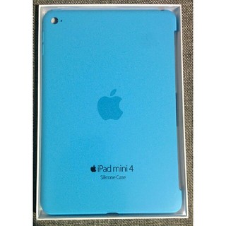 アイパッド(iPad)の新品 未開封 iPad mini 4 apple 純正 シリコンケース ブルー(iPadケース)